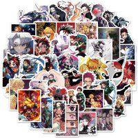 (image for) Anime DEMON SLAYER Stickers Skateboard Laptop Bottles Decal 50pc