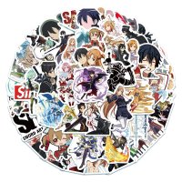 (image for) Anime Sword Art Online Stickers Skateboard Laptop Decals 50pc