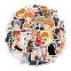 (image for) Anime Haikyuu Stickers Skateboard Laptop Luggage Decals 50pc