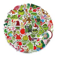 (image for) Grinch Christmas Stickers Vinyl Decal Pack Lot 50 pcs