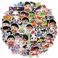 (image for) Ryan's World YouTube Channel Stickers Skateboard Luggage 50pc