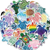 (image for) Sea Turtle Stickers Non Repeating Decals 41 pcs