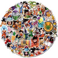 (image for) Anime DRAGON BALL Z Skateboard Laptop Luggage Decals 50pc