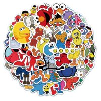 (image for) Sesame Street Stickers Skateboard Vinyl Flask Luggage Decal 50pc