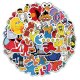 (image for) Sesame Street Stickers Skateboard Vinyl Flask Luggage Decal 50pc