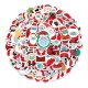 (image for) Santa Claus COVID Christmas Stickers Mixed Non Repeating 50 pcs
