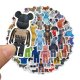 (image for) Bearbrick Collectable Decal Stickers Non Repeat Waterproof 50pcs