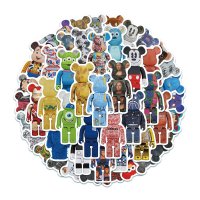 (image for) Bearbrick Collectable Decal Stickers Non Repeat Waterproof 50pcs