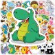 (image for) Animals & Sea Life Stickers Non Repeating Colorful Decals 100pcs