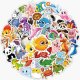(image for) Animals & Sea Life Stickers Non Repeating Colorful Decals 100pcs