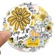(image for) Daisy Motivational Sentiments Stickers Non Repeating Decals 50pc