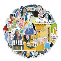 (image for) Billie Eilish Pop-star Stickers Non Repeating Decals 50 pcs