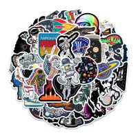 (image for) Astronaut Space Variety Stickers Non Repeating Decals 50 pcs