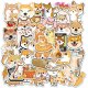 (image for) Shiba Inu Dog Stickers Variety Non Repeating Decals 50 pcs