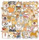 (image for) Shiba Inu Dog Stickers Variety Non Repeating Decals 50 pcs