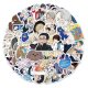 (image for) Anime YURI ON ICE Stickers Skateboard Laptop Decals 50pc