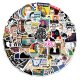 (image for) RGB Ruth Bader Ginsberg Stickers Non Repeating Decals 50 pcs