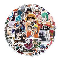 (image for) Anime ONE PIECE SERIES Stickers Skateboard Laptop Decals 50pc