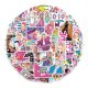 (image for) JoJo Siwa Singer Stickers Non Repeating Skateboard Luggage 50pc