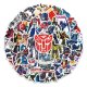 (image for) Transformers Stickers Non Repeating Skateboard Decals 50 pc