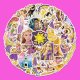 (image for) Rapunzel Princess Stickers Non Repeating Vinyl Decals 50 pcs