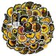(image for) Sunflower Stickers Inspirational Non Repeating Decals 50 pcs