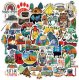 (image for) Camping Hiking Stickers Adventure Non Repeating Decals 50 pcs