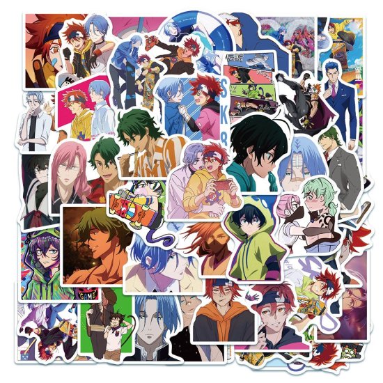 (image for) Anime SK8 (SKATE) Stickers Skateboard Laptop Decals 50pc - Click Image to Close