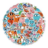 (image for) AMAZING WORLD OF GUMBALL Stickers Skateboard Laptop Bottle 50pc