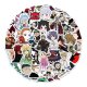 (image for) Anime BLACK CLOVER Stickers Non-Repeating Decals 50pcs