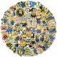 (image for) Minion Cartoon Stickers Skateboard Laptop Luggage Decals 50pc