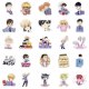 (image for) Anime OURAN High School Host Club Stickers Non-Repeating 100pcs