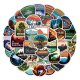 (image for) US National Parks Stickers Recreation and Travel Decals 50pc