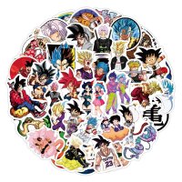 (image for) Anime Dragon Ball Z Stickers Non-Repeating Skateboard Decals 50p