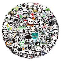(image for) Panda Bear Stickers Animal Lover Non Repeating Decals 100 pcs