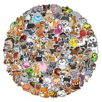 (image for) Animal Dino and Sea Creature Stickers Non Repeating Decal 100pcs
