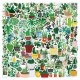 (image for) Tropical Desert House Plant Stickers Vinyl Luggage Decals 100pcs