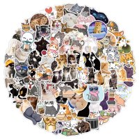 (image for) Kitten Cat Stickers Pet Lover Feline Non Repeating 100 pcs