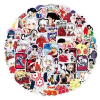 (image for) Anime INUYASHA Stickers Non-Repeating Skateboard Laptop 50pcs