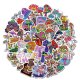 (image for) Mushroom Sticker Pack Colorful Skateboard Laptop Bomb 50 pcs
