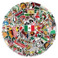 (image for) Mexico Sticker Vinyl Decal Non Repeating Travel Humor Fun 100 pc