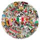 (image for) Mexico Sticker Vinyl Decal Non Repeating Travel Humor Fun 100 pc
