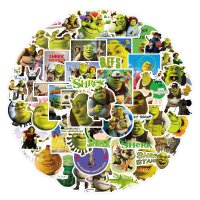 (image for) Shrek Stickers Cartoon Humor Fun Vinyl Decal Non Repeating 50pcs