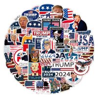 (image for) Trump 2024 Sticker Vote For President Vinyl Decal Pack Lot 50pc