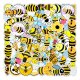 (image for) Bumble BEE Inspiration Stickers Skateboard Flask Laptop 50pcs