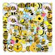 (image for) Bumble BEE Inspiration Stickers Skateboard Flask Laptop 50pcs