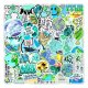 (image for) Save the Planet Vinyl Decal Stickers Non Repeating 50pc