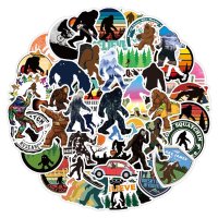 (image for) Big Foot Sasquatch Decal Stickers Mixed Non Repeating 50 pcs