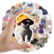 (image for) Kitten Cat Stickers Pet Lover Feline Non Repeating 50pcs