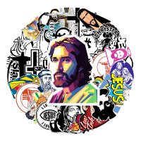 (image for) Inspirational #3 Images Decal Stickers Non Repeating Vinyl 50pcs